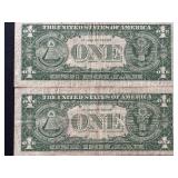 1957 Blue Seal $1 Dollar Silver Certificates