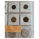 Foreign Coins Germany, Laos, Hungary, Ireland, Luxembourg, and More