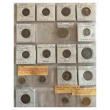 Foreign Coins Panama, Peru, Philippines, Portugal, Russia, Siam