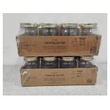 2 NEW MAINSTAYS 1PINT CANNING JAR SET