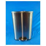 Qualiazero 13.2-Gallon Stainless Steel Rectangular Step Trash Can