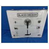 BLACK+DECKER 16" Dual-Blade Pedestal Fan with Remote