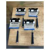 LINZER Lot of 4- PROEDGE 6" X 3/8" Nap Paint Rollers