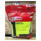 Lot of 2 - Milwaukee High Visibility Performance Safety Vest Model # 48-73-5043