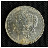 1921-D Morgan Silver Dollar VFF