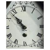 Vintage German Rensie 8-Day Steeple Mechanical Clock with Key