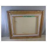 (FDS) Vintage Framed Canvas Oil Pai...