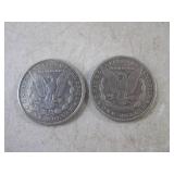 (CNTR) 2 Replica 1880 Morgan Silver...