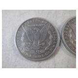 (CNTR) 2 Replica 1880 Morgan Silver...