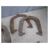 (BSB) Assorted Horseshoes and 2 Sta...