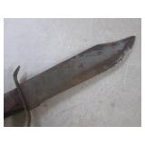 (CNTR) Vintage 15" Knife Wood Handl...