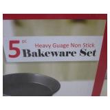 (A-3) 5pc Heavy Guage Non Stick Bak...