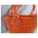 (BSB) 2 Purses - Orange Kristine an...