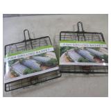 (H-1) 2 Fish Grilling Baskets...