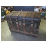 (EW2) Antique Chest Trunk 34 1/2" x...