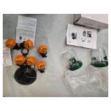 Lot of 2 Flying Insects Traps & 1 Solar Pumpkin Mobile with Multi-Color Lights – Brand New!