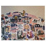 50 Total Brand New Trump Stickers *P