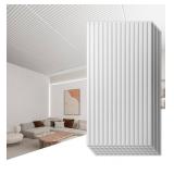 Brand New Art3D 12-Pack Slat Design 3D Wall Panels for Interior Wall Decor in White, 2x4 FT PVC Decorative Drop Ceiling Tiles $134.99 Retail *B