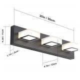 Brand New Ralbay LED Modern Black Bathroom Vanity Light $59.99 Retail *B