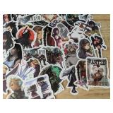 60 New Final Fantasy VII Game Stickers *N