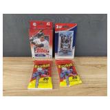 Lot of 4 New Factory Sealed Topps Baseball Card Packs *I