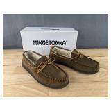 Minnetonka Moccasin Pile-Lined Hardsole Shoes Men