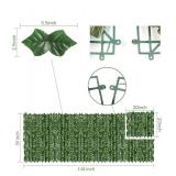 New Artificial Faux Ivy Hedge Privacy Fence Wall Screen 39x118inch, UV Protected and Fade *B