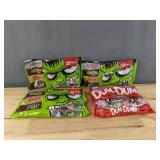 4 Brand New Bags of Candy: Dum-Dums and Chocolate Bar Variety Pack *D