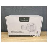 Brand New. Wasserstein 3-in-1 Floodlight, Charger & Mount for Google Nest Cam Outdoor/Indoor, Battery (Camera NOT Included) *J