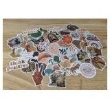 50 New Boho Aesthetic Stickers for Water Bottles, Laptops, Scrapbooking Etc. *E