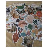 50 New Boho Aesthetic Stickers for Water Bottles, Laptops, Scrapbooking Etc. *E