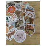 50 New Boho Aesthetic Stickers for Water Bottles, Laptops, Scrapbooking Etc. *E