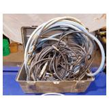 Large lot of hoses