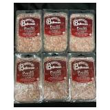 M & I - Set of 6 Packaged Bellantani Diced Pancetta - 4 oz Each