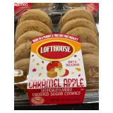 Lot of 3 Lofthouse Caramel Apple Frosted Sugar Cookies - 13.5 oz Each