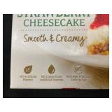 Lot of 3 Sara Lee Classic Strawberry Cheesecake - 19 oz Each