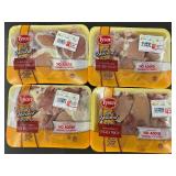 A&B - Collection of 4 Packages of Tyson All Natural Boneless Skinless Chicken Thighs Approx 6lbs