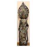 Vintage Bronze Avalokiteshvara Bodhisattva Buddha Sculpture