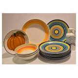 Vibrant Dishware Grouping