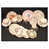 Diverse Selection of China Cups & Plates