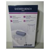 Drive Medical Bathroom Safety Shower Tub Bench Chair, Gray