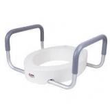 Carex Toilet Seat Elevator with Handles-for Standard Round Toilets