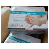 4 ct 25 each Infant Heel Warmers- g...