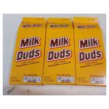 3 ct 10 oz boxes Milk Duds; best da...