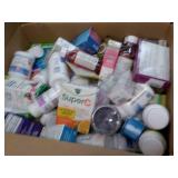 Box of Drugstore Misc. Products- se...