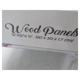 8 Wood Panels Daveliou 12 x 12"...