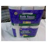 24 rolls 2 ply Pasque Bath Tissue...