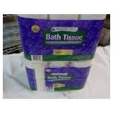 24 rolls 2 ply Pasque Bath Tissue...