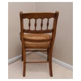 Two Cane Bottom Chairs