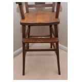 Vintage Wooden High Chair